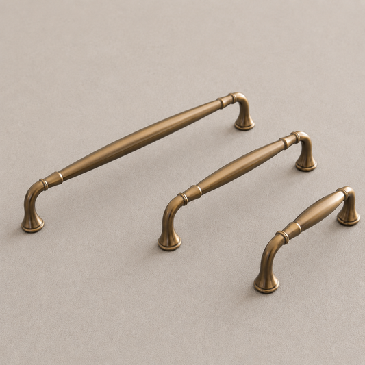 Vintage Antique Brass Cabinet Pull