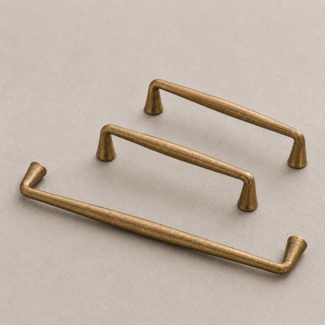 Antique Bronze Cabinet Knob and Pull