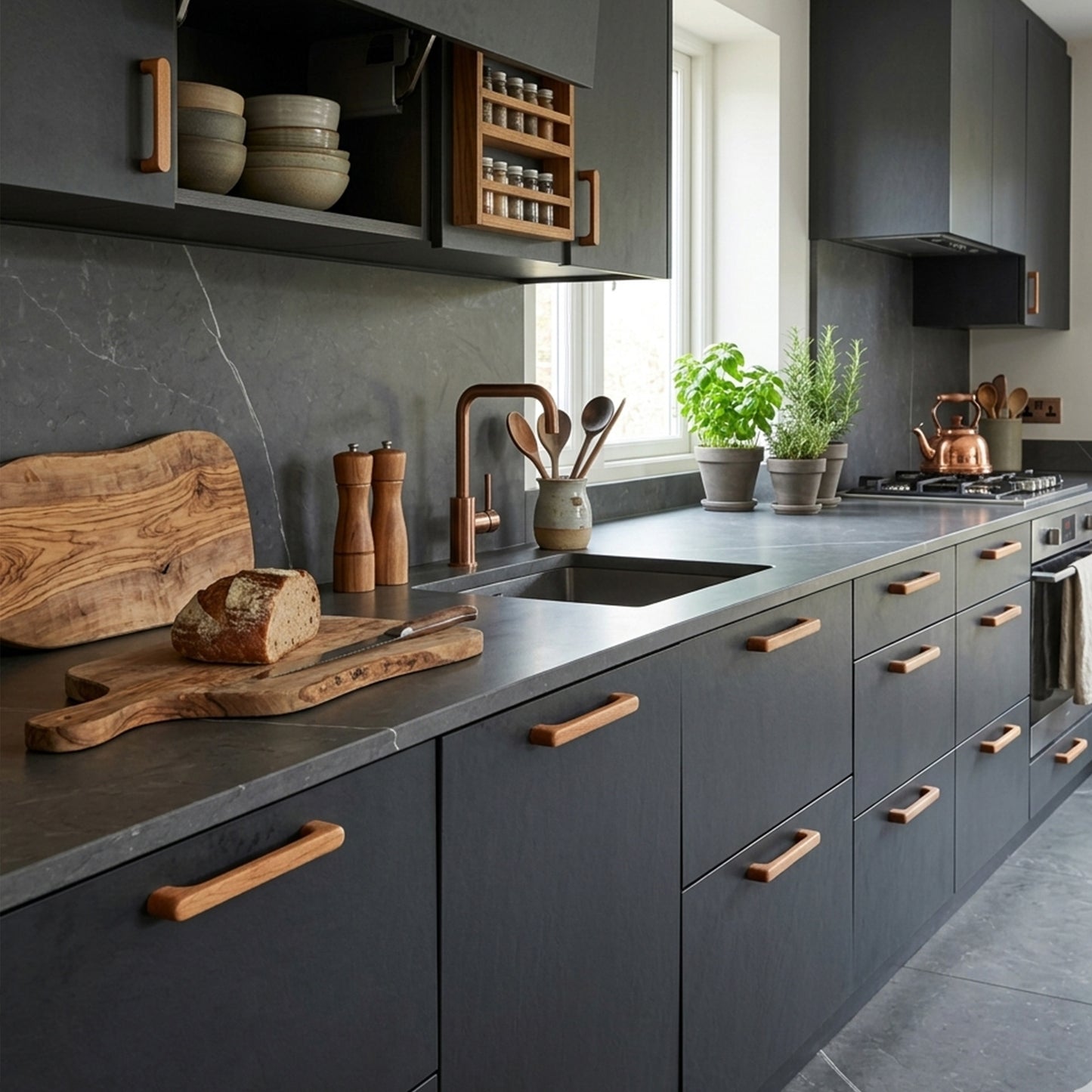 Beech Wood Cabinet Pull – Natural Wooden Drawer Handle