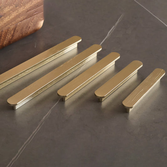 Brushed Gold Slim Cabinet Pull