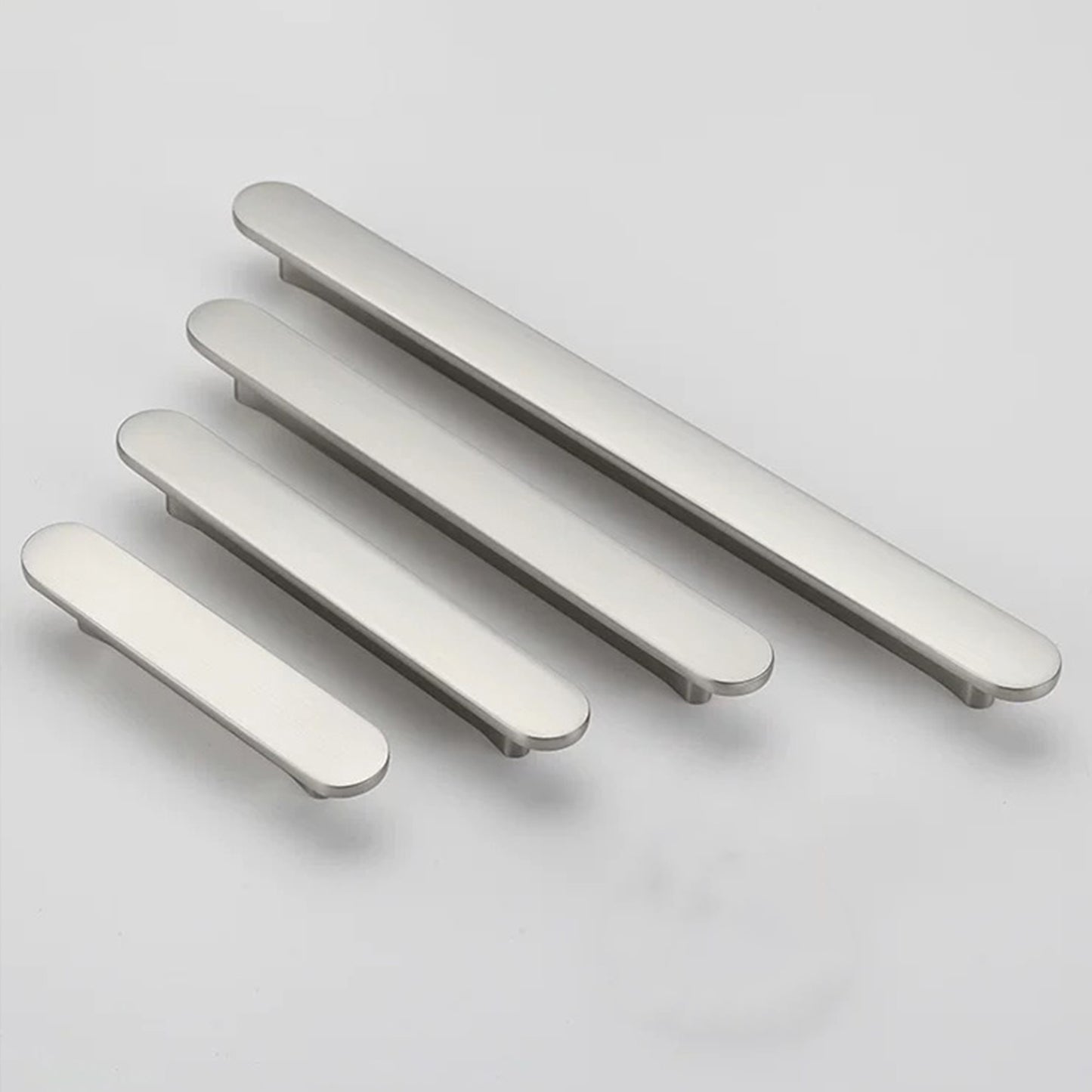 Modern Brushed Nickel Cabinet Pull Minimalist