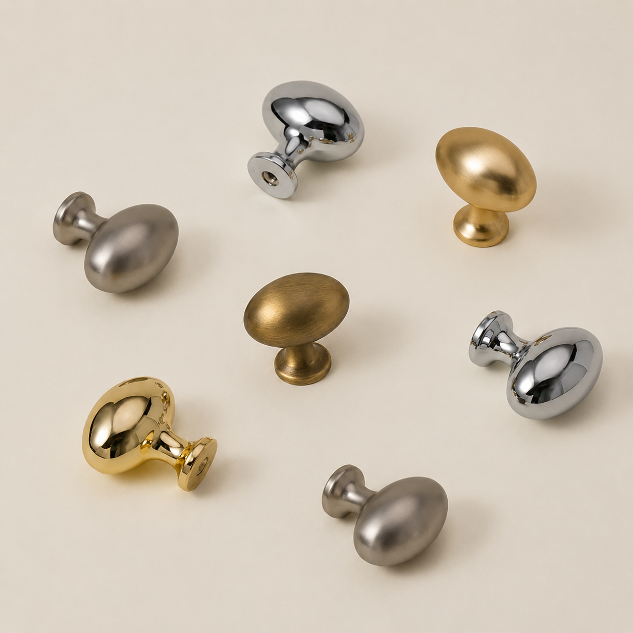 Classic Oval Cabinet Knob