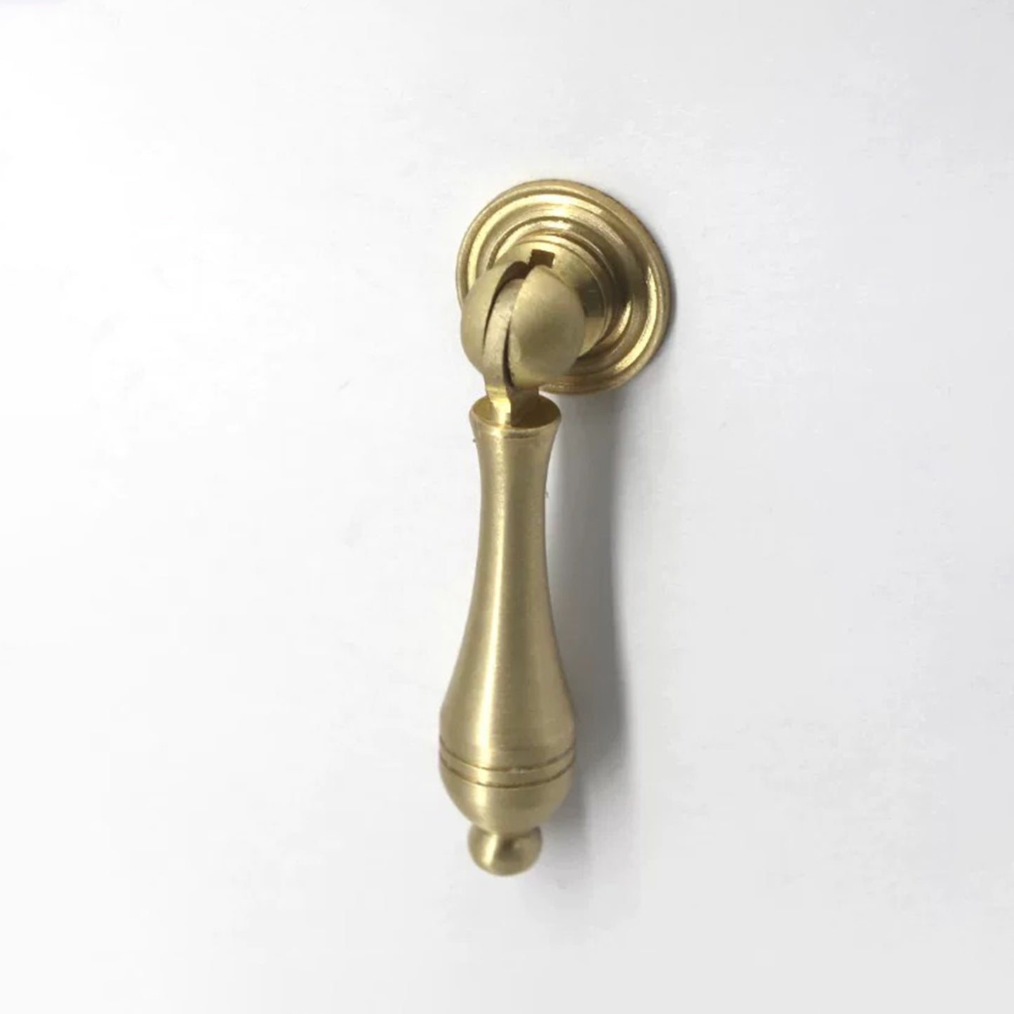 Vintage Teadrop Shape Cabinet Pull Brass / Antique Bronze