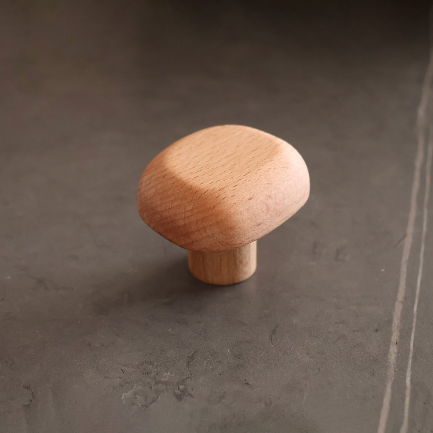 Solid Wood Cabinet Knob – Organic Wooden Drawer Knob
