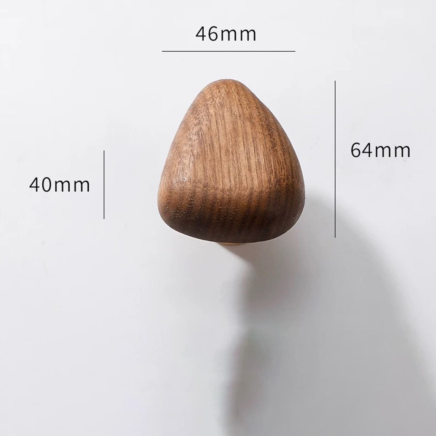 Solid Wood Cabinet Knob – Organic Wooden Drawer Knob