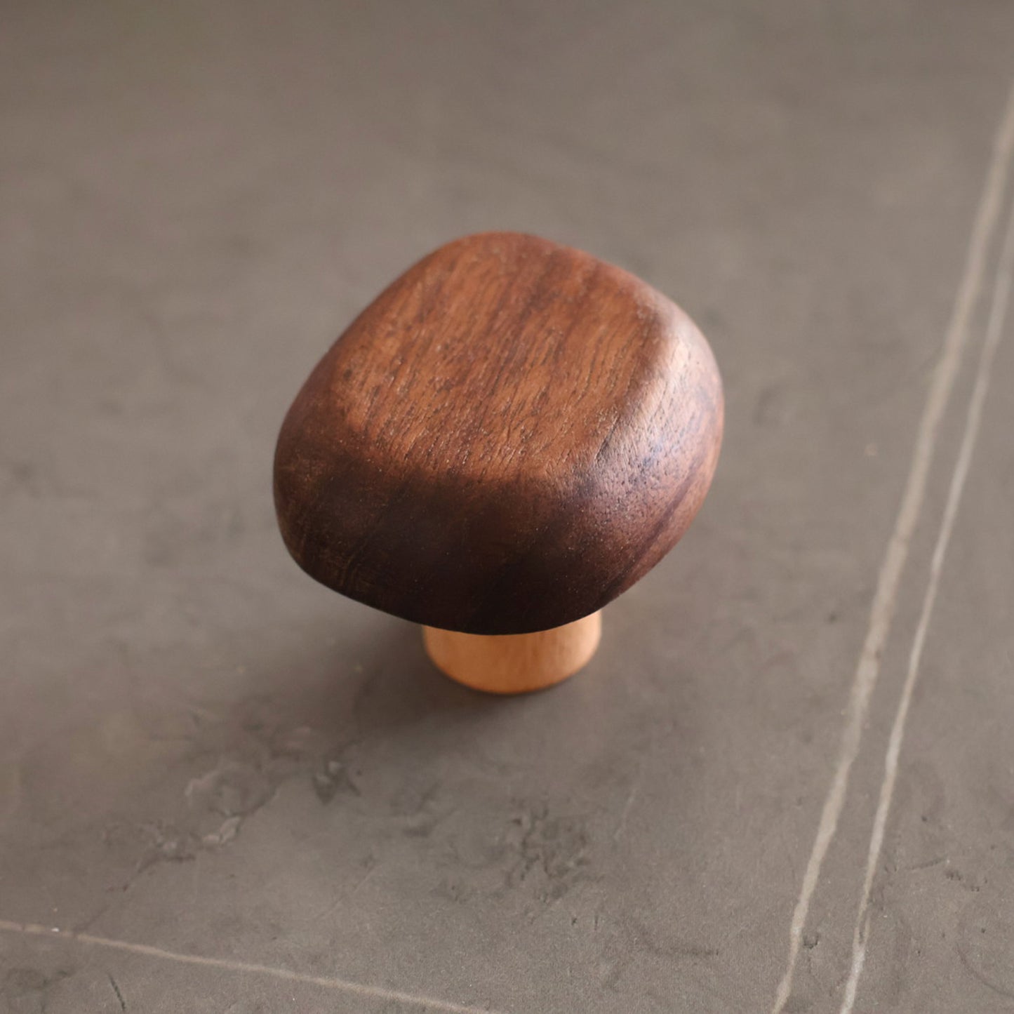 Solid Wood Cabinet Knob – Organic Wooden Drawer Knob