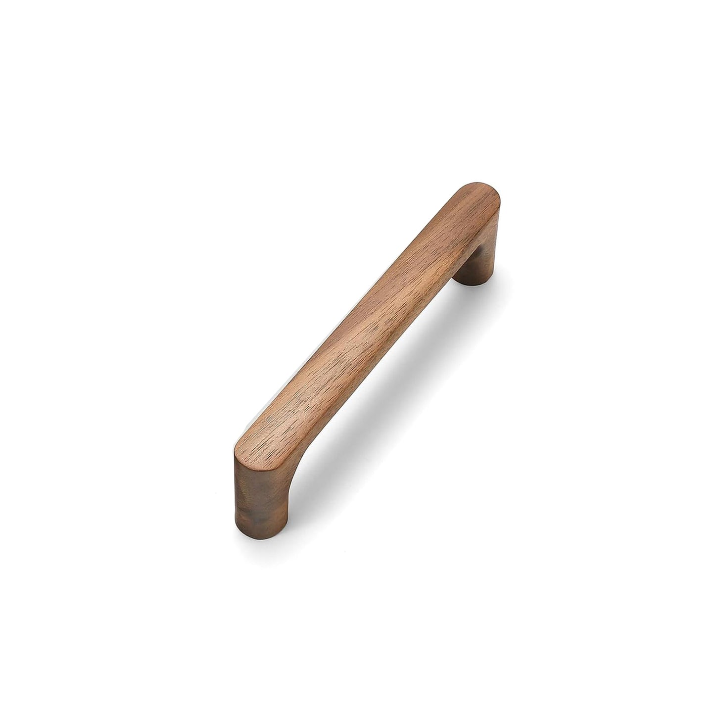 Solid Wood Cabinet Pull - Walnut Drawer Handle